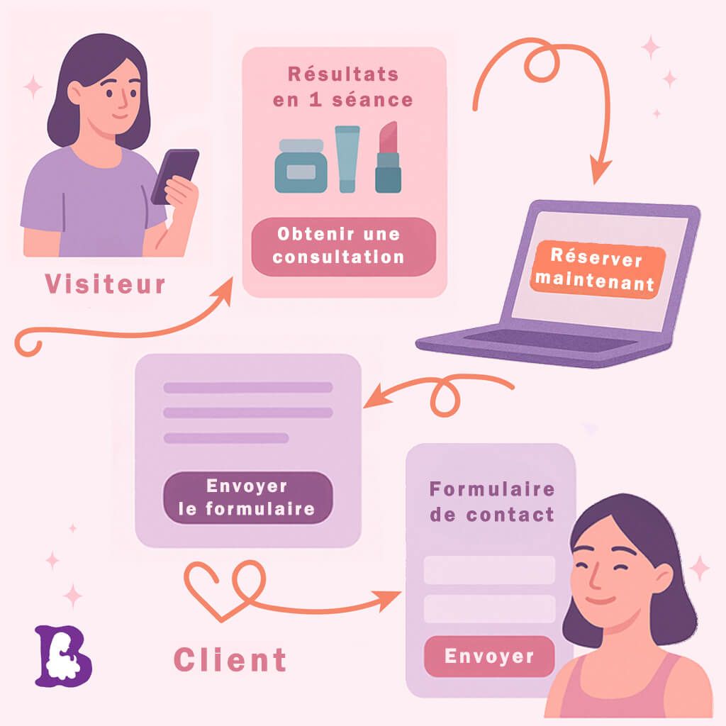 Des mots qui transforment les visiteurs en clients : micro-textes, libellés de boutons, descriptions de services et formulaires de contact