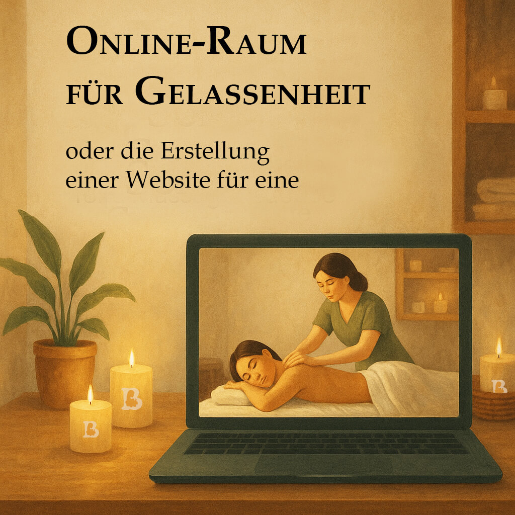 Online-Raum für Gelassenheit oder die Erstellung einer Website für eine Massagepraxis